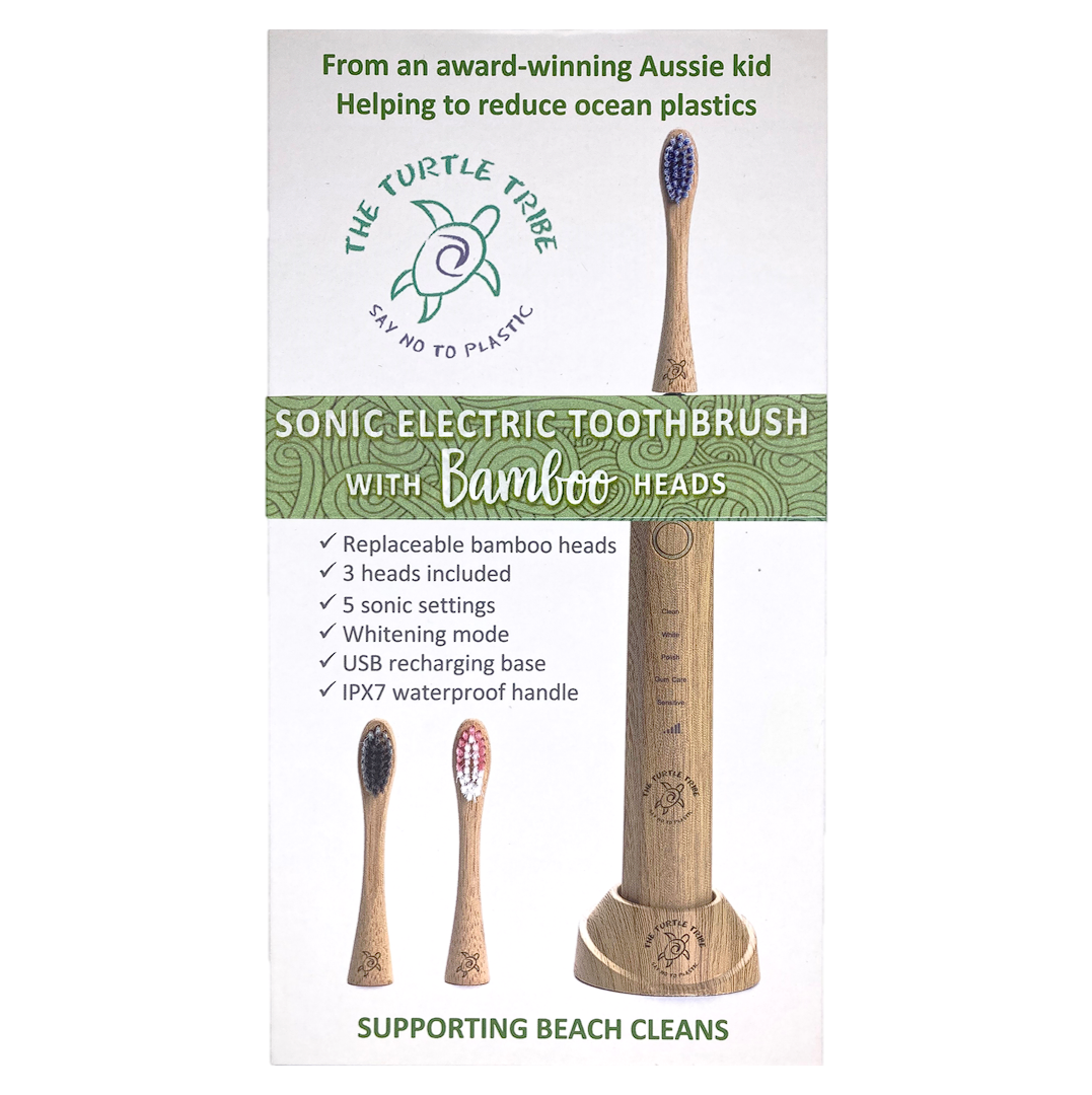 The Turtle Tribe® SONIC ELECTRIC TOOTHBRUSH